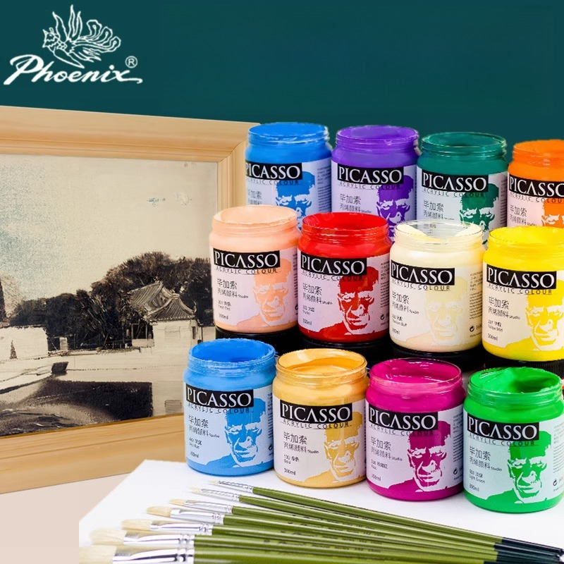 Metallic Spray Paint - PHOENIX PICASSO Acrylic Paint 75ml/300ml Single