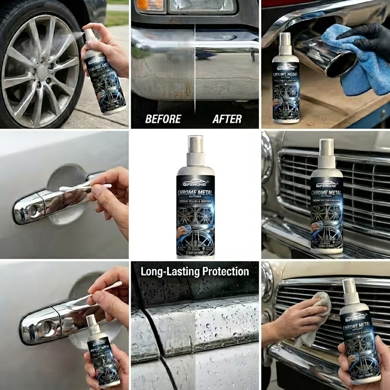 Chrome Metal Polish & Renewal  - Metallic Spray Paint avaliação e preço