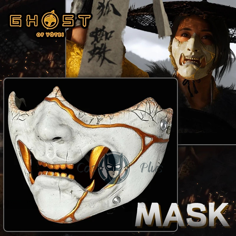 Game Ghost of Yotei Atsu Mask  - Cosplay Prop avaliação e preço