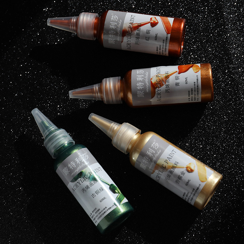 60ml Gold Paint Metallic acryl - Metallic Spray Paint avaliação e preço