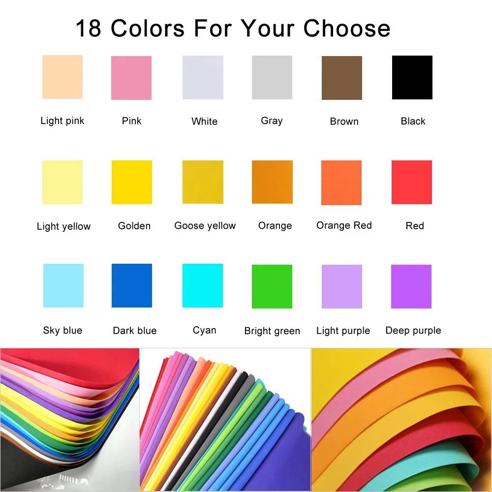 1/18Pcs Colorful EVA Foam Shee - Eva Foam Sheet avaliação e preço