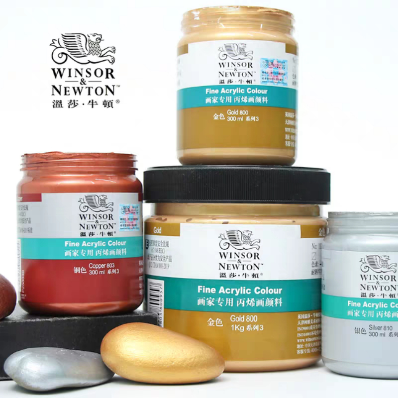 WINSOR＆NEWTON Acrylic Paint 30 - Metallic Spray Paint avaliação e preço