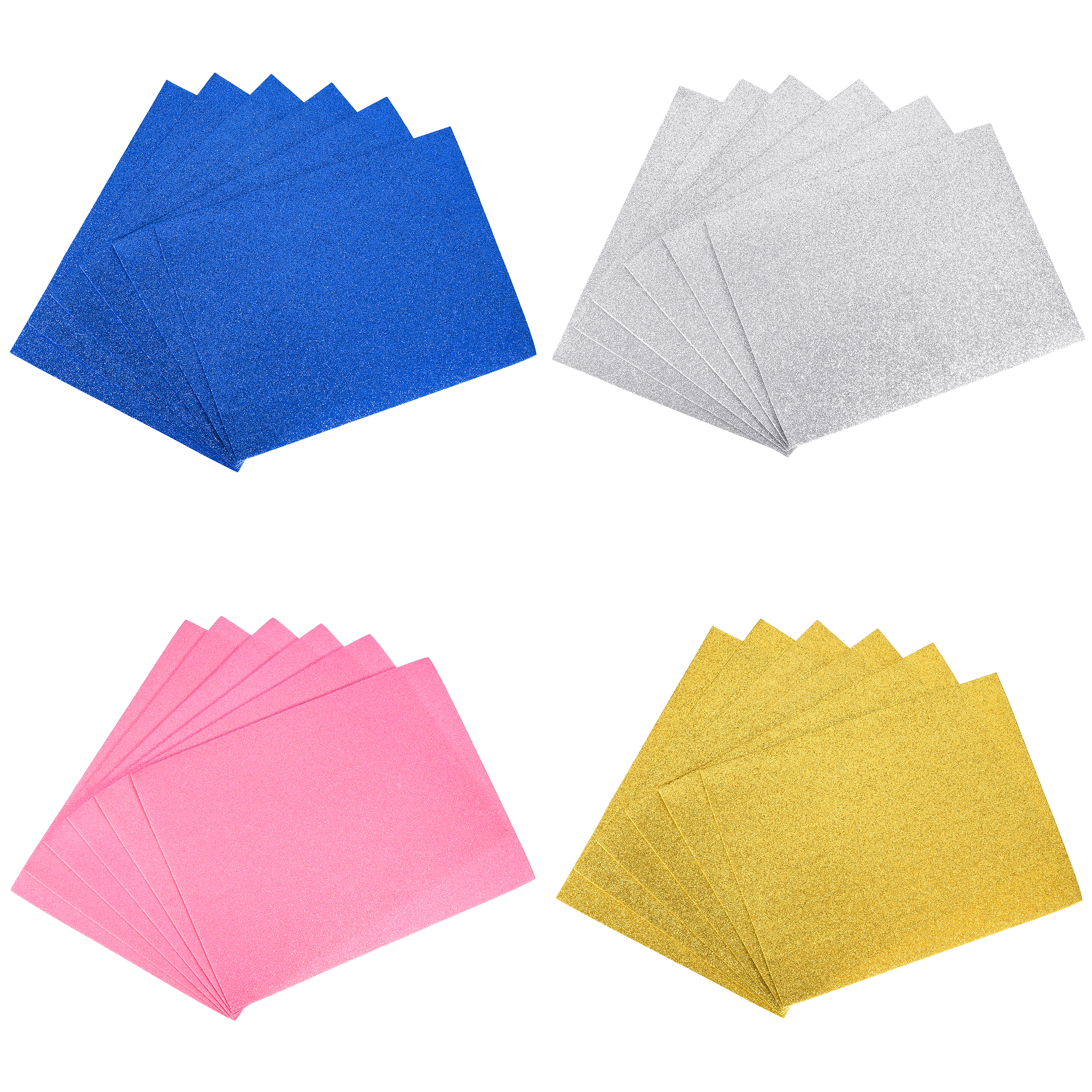 Uxcell 6pcs 2mm Thick Gold Pow - Eva Foam Sheet avaliação e preço