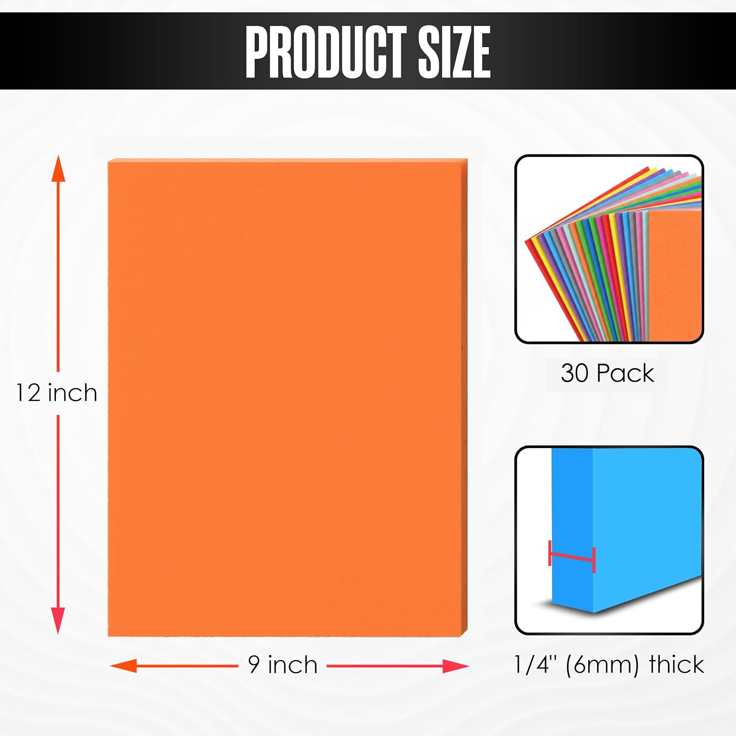 30 Pack EVA Foam Sheets for Cr - Eva Foam Sheet avaliação e preço