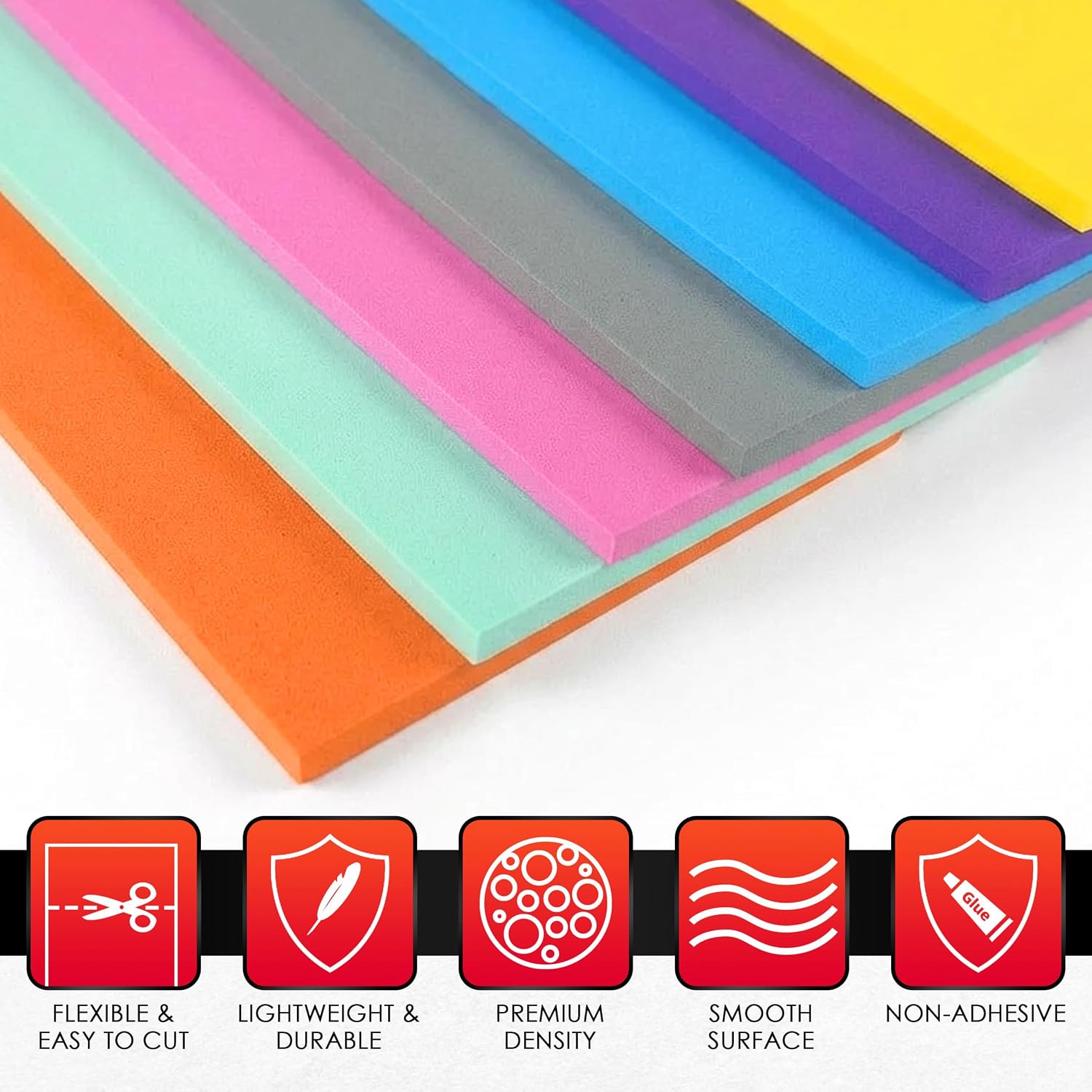 30 Pack EVA Foam Sheets for Cr - Eva Foam Sheet avaliação e preço