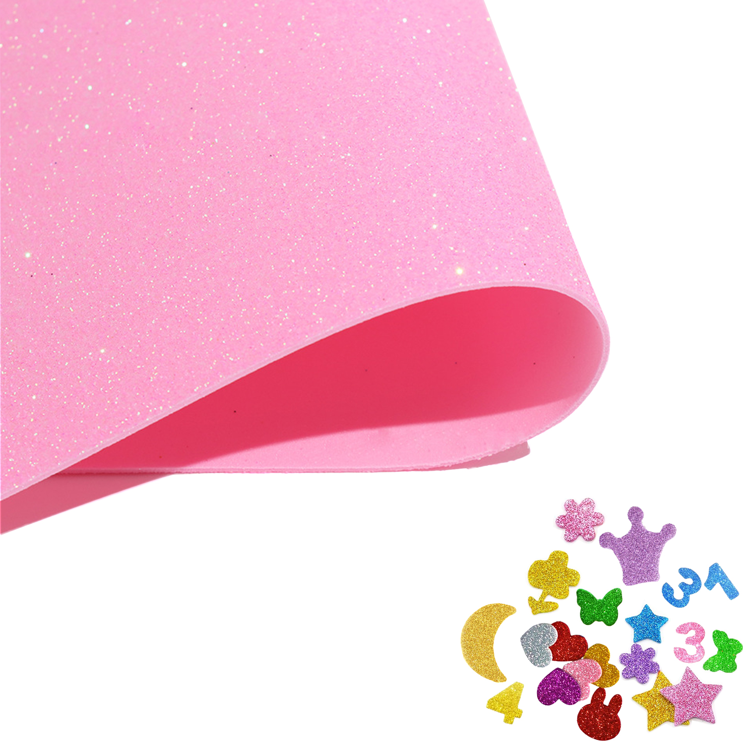1pcs Sparkling Golds EVA Foam  - Eva Foam Sheet avaliação e preço
