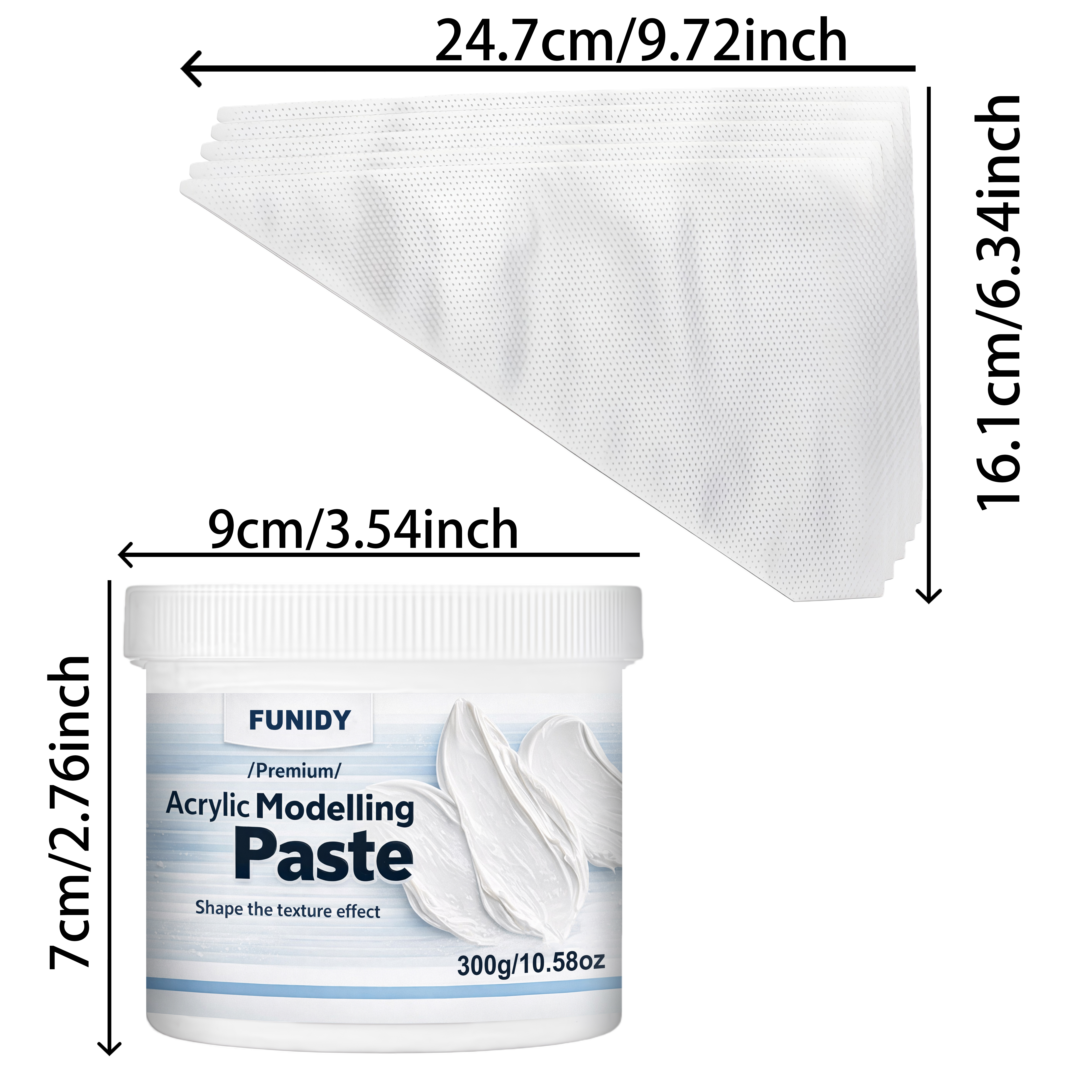 300G 3D Modeling Paste, White  - Metallic Spray Paint avaliação e preço