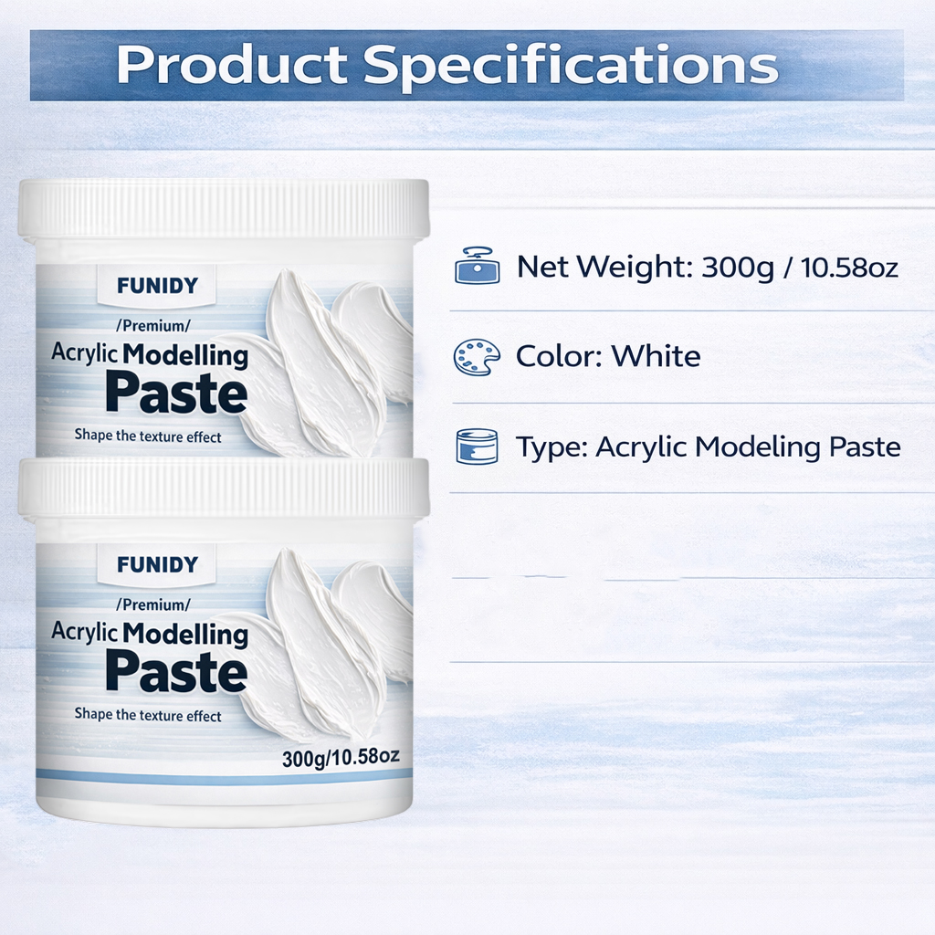 300G 3D Modeling Paste, White  - Metallic Spray Paint avaliação e preço